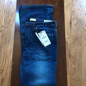NWT zara flare jeans midrise